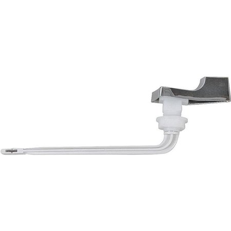 PROSOURCE Exclusively Orgill Toilet Flush Lever, Front Mounting, 6 in L Flush Arm, Plastic, Chrome PMB-206